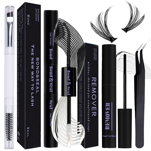 Qiveaory Lash Bond and Seal Kit 4 Pcs DIY Lash