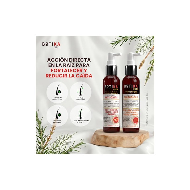 Grisi Botika Serum Anticaída con Nanotecnología - Tratamiento capilar, 125