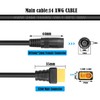 GINTOOYUN 2 PCS DC8020 to XT60 Power Cable 14AWG DC8mmx2.0mm