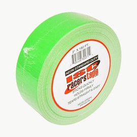 ISC Neon Standard-Duty Racer's Tape: 2 in. x 60 yds. (Fluorescent Green)