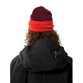 Arc'teryx Color Block Toque | Midweight Hiking Toque for Moderate-Cold Conditions | Mars/Dynasty, One Size