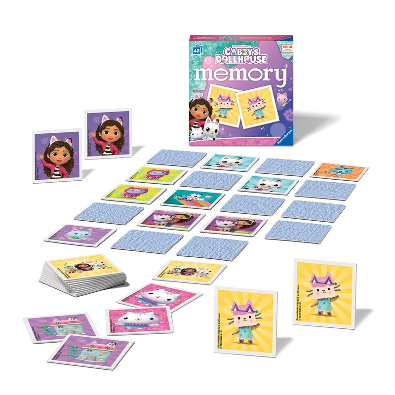 Ravensburger Mini Memory® Gabby's Dollhouse 48 Picture Cards