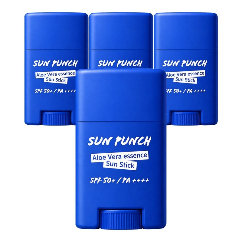 man with flowers 꽃을든남자 선펀치 알로에베라 선스틱 15gx4개 자외선차단 SPF50