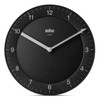 Braun BC06B Classic Analogue Quartz Wall Clock in Black/Quiet Precision