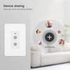 Smart Wall Switch 2 Gang Touch Glass Panel Support Voice