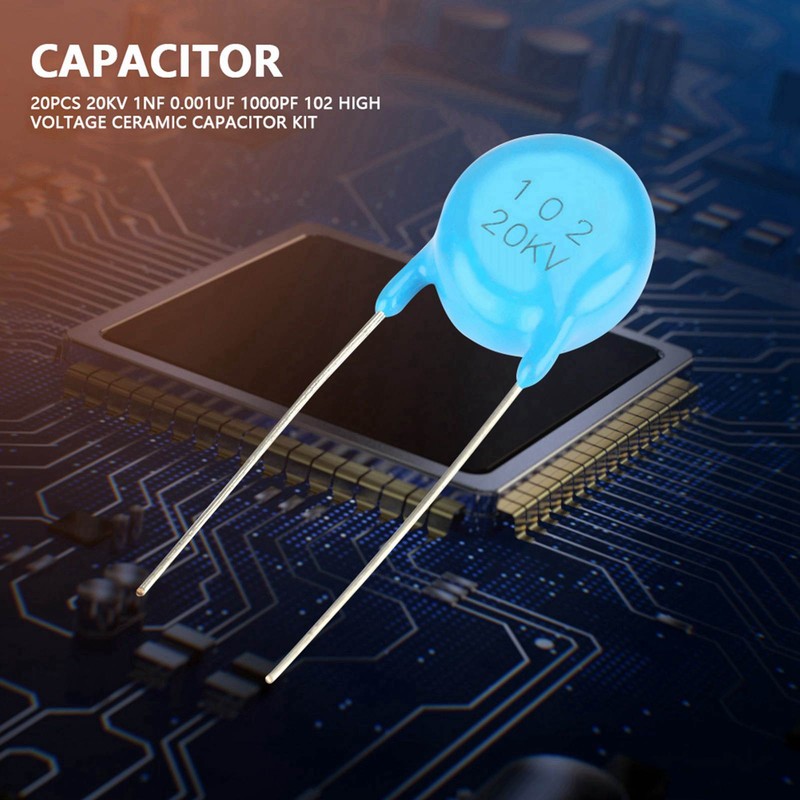 20pcs 20KV 1nF 0.001uF 1000pF 102 High Voltage Ceramic Capacitor