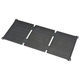 Ohm (OHM) BT-JS21AA2 05-1175 Solar Power Charger, Foldable, Solar Panel Charger, 21W, PD/QC, USB-A, USB-C, DC5521 Terminal, IP65, Waterproof,