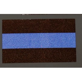 Awareness Vinyl 6 Pack 1.5" REFLECTIVE THIN BLUE LINE License Plate Decal Sticker Police Trooper
