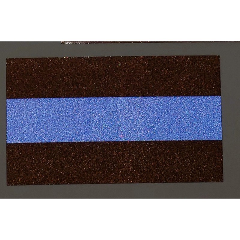 Awareness Vinyl 6 Pack 1.5" REFLECTIVE THIN BLUE LINE License
