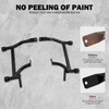 Saddlebag Guard Rear Saddlebag Crash Bars with 4 PCS Black