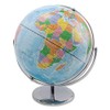 Advantus 30502 12-Inch Globe with Blue Oceans, Silver-Toned Metal Desktop