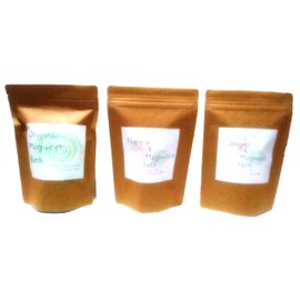 Organic Mugwort Bath 15 Pcs/Organic Mugwort Bath, 15 Packs, Steamed Wormwood, Pregnant, Herbal Bath, Medicinal Hot Water, Bath Salts (15 pc of Mugwort and Ginger Bath Salts, 15 Piece Set of Mugwort