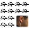 Juego de 12 Pack Walkie Talkie Auricular, Walkie Talkie Auricular