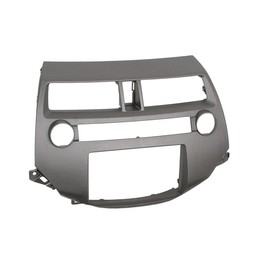 Scosche HA1707DGB Compatible with 2008-12 Honda Accord ISO Double DIN & DIN+Pocket Dash Kit; Dk Gray