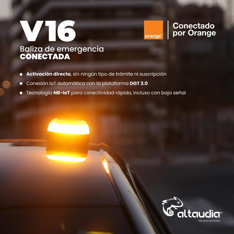 Altaudia Emergency light v16 for cars (light v16 2025)