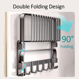 Shower Caddy Adhesive Shower Organizer for Bathroom No Drilling 2-story Bathroom Shelves Basket Rustproof Space Aluminum Shower Organizer Wall Shower Shelf for Inside Storage Home Decor Kitchen