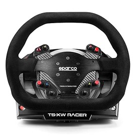 Thrustmaster TS-XW Racer SPARCO P310 Competition Mod - Volante y 3 pedales, REALSIMULATOR Force Feedback, Motor Brushless, Sistema de Correa Doble,...