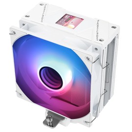 Thermalright Assassin Spirit 120 Vision ARGB White CPU Cooler with 1.54-inch 240*240 Resolution IPS Display LCD Screen,Computer CPU Air Cooling for LGA1700/1851/115X,AM4/AM5,High Performance Radiator