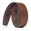 SlideBelts 1.25" Belt Strap (Walnut, Top Grain Leather, Up to