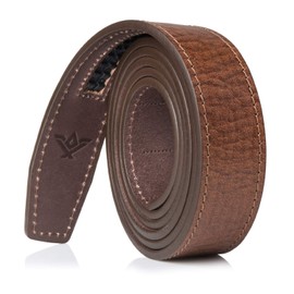 SlideBelts 1.25" Belt Strap (Walnut, Top Grain Leather, Up to 48")