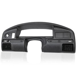 PIT66 Dash Panel Bezel Cover Compatible with 1992-1997 Ford F150 F250 F350 and Super Duty WITH Gas Engine ONLY