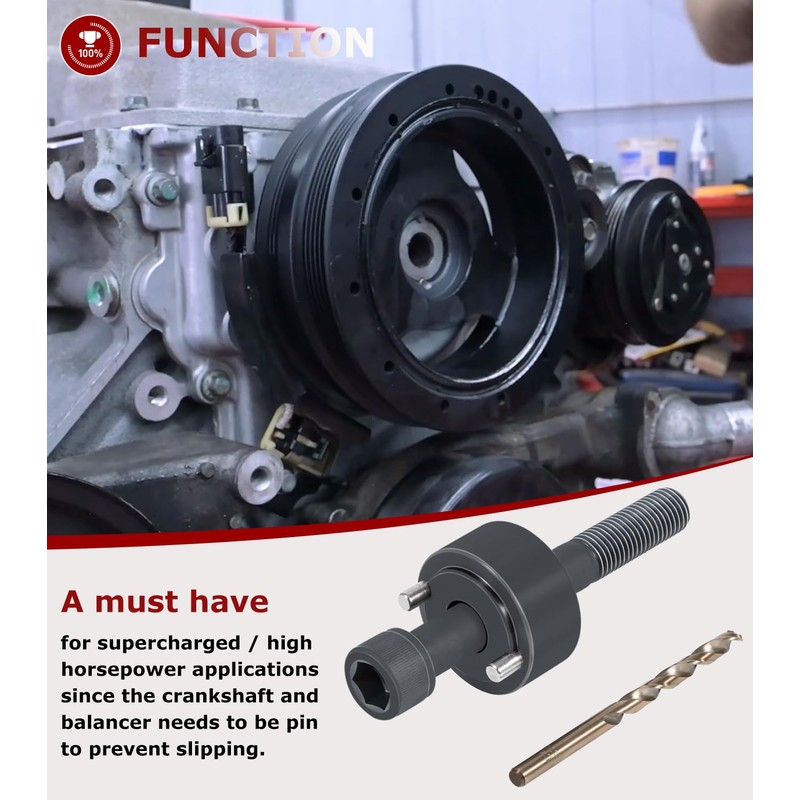 For LS LT Crank Pin Kit Crankshaft Damper Drill Pinning
