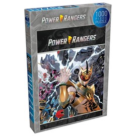 Renegade Game Studios Power Rangers Shattered Grid Jigsaw Puzzle, Heroes of The Grid Puzzle Series.