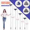 JEHONN Wall Cleaner Mop with Long Handle 82 Inches, 3-in-1