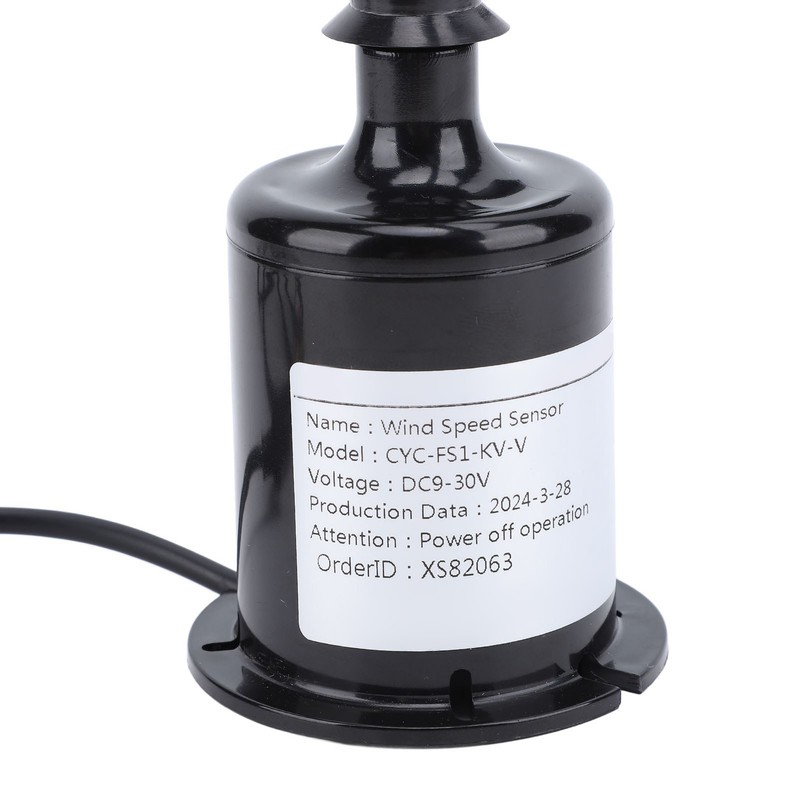 3 Cups Wind Speed Sensor Ultrasonic Sensor Weather Resistant High