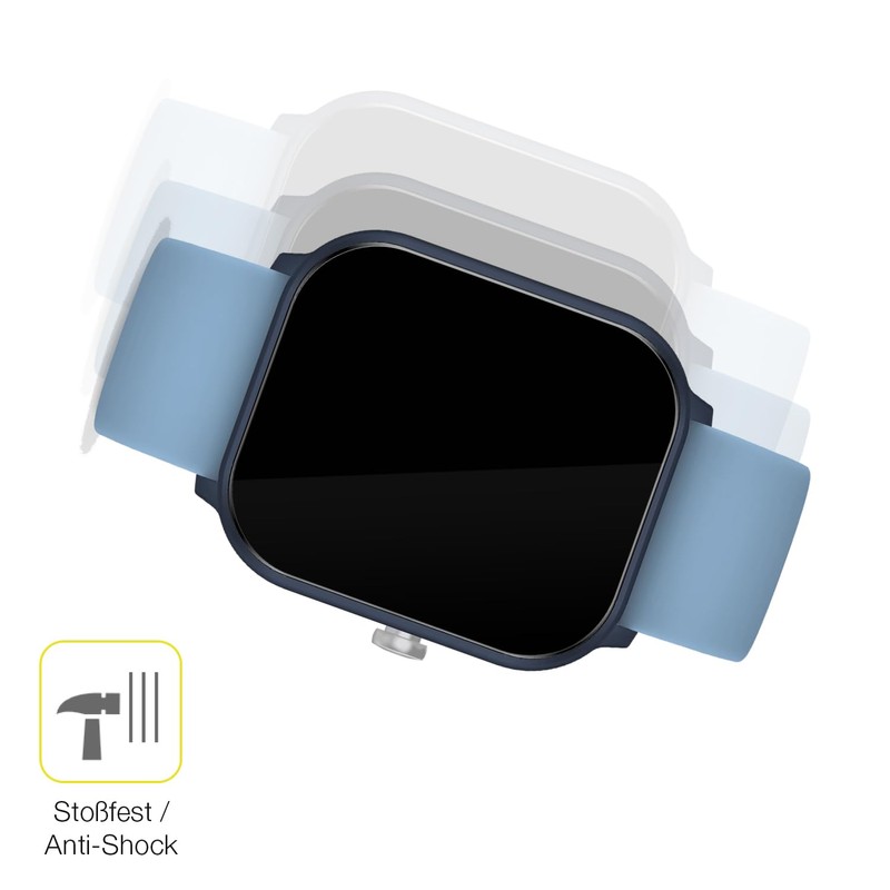 dipos FLEX 2 x Clear Screen Protectors Suitable for Ice-Watch