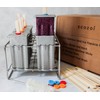 Ecozoi Stainless Steel Popsicle Molds and Rack - 6 Square