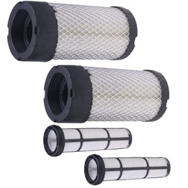 6687262 6687263 2 Set Air Filter Kit For Bobcat Mini Track Loaders MT52 MT55 MT85 Donaldson P628323 P629463 Fleetguard AF26116 AF26350