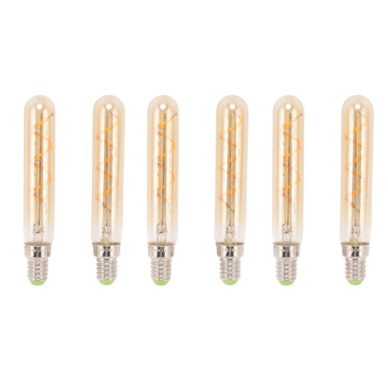 2 PCS E14 LED Light Bulb 3w Golden Tubular Bulb