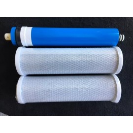 GE Smart Water FX12P FX12M OEM Replacement 50 GPD membrane and Pre & Post Filter