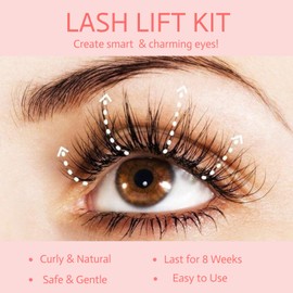 2023 Version Eyelash Perming Kit, Lash Lifting Set, Eyelash Lifting Set, Lash Lift Eyelashes, Curling Eyelash Lamination Set, Professional Eyelash Extension Kit, Long-Lasting, for Home/Salon
