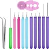 DACUAN Paper Quilling Tools Slotted Kit, 12 Pack Different Sizes