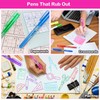 8Pcs Erasable Gel Pens, Quick-drying Rolling Ball Pens With 0.5mm
