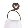 Towel Ring Wall Mounted Heart Bathroom Rail Holder Hook (AF13)