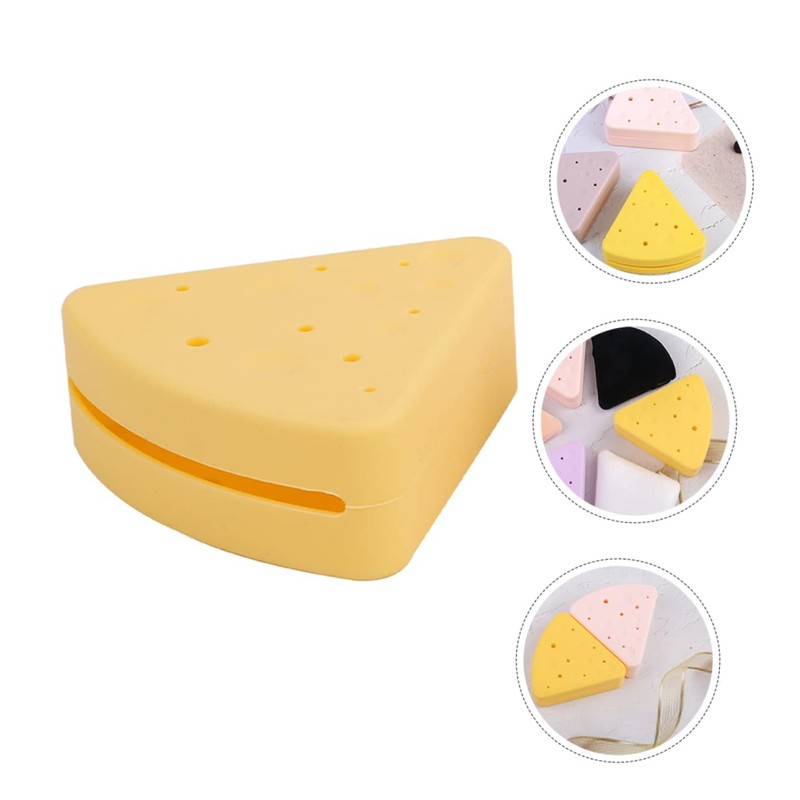 VICASKY Makeup Sponge Holder Triangular Cosmetic Sponge Storage Box Durable