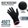 Lotsdonxia Heat Resistant Hair Styling Glove - Protects Hands from