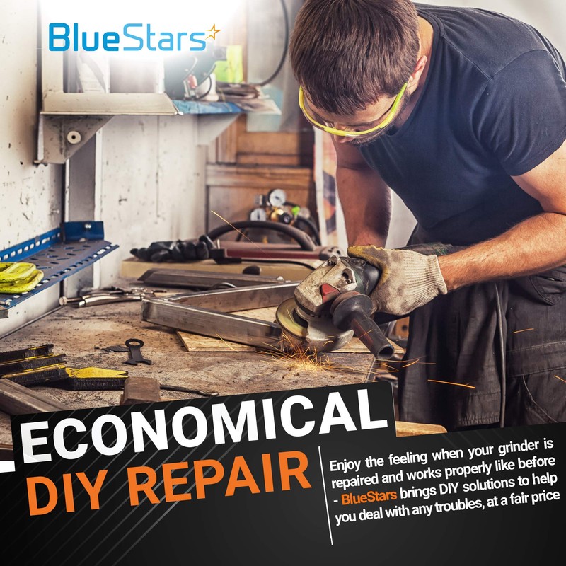 BlueStars Upgraded SEWA20 Grinder Wrench Universal Adjustable Spanner ​Lock-nut Grinder