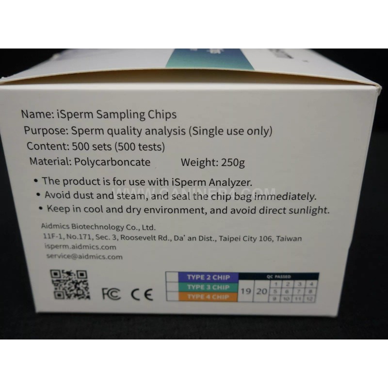 Aidmics iSperm Sampling Chips