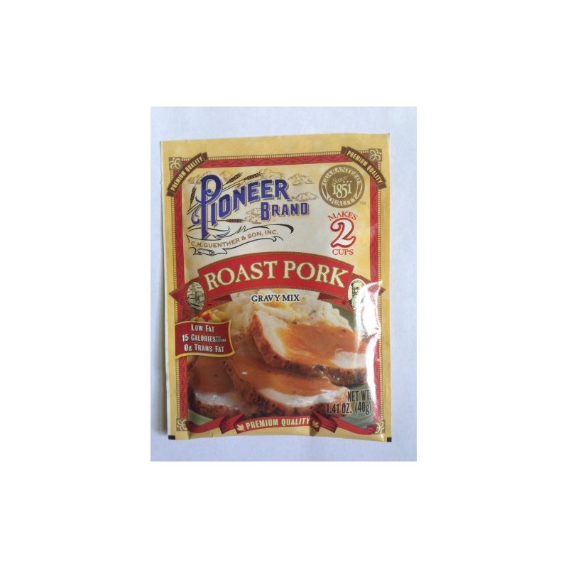 Pioneer Brand Roast Pork Gravy Mix Makes 2 Cups Premium