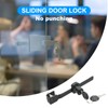 PATIKIL Glass Cabinet Lock, 2Pcs Keyed Different Zinc Alloy Single