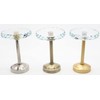 MERIVILLE Set of 2 Cut Crystal Window Drapery Medallion Holdbacks,