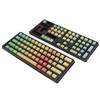 Keycaps PBT Translucent Sublimation Rainbow Gradient Mechanical 108 Keycaps for