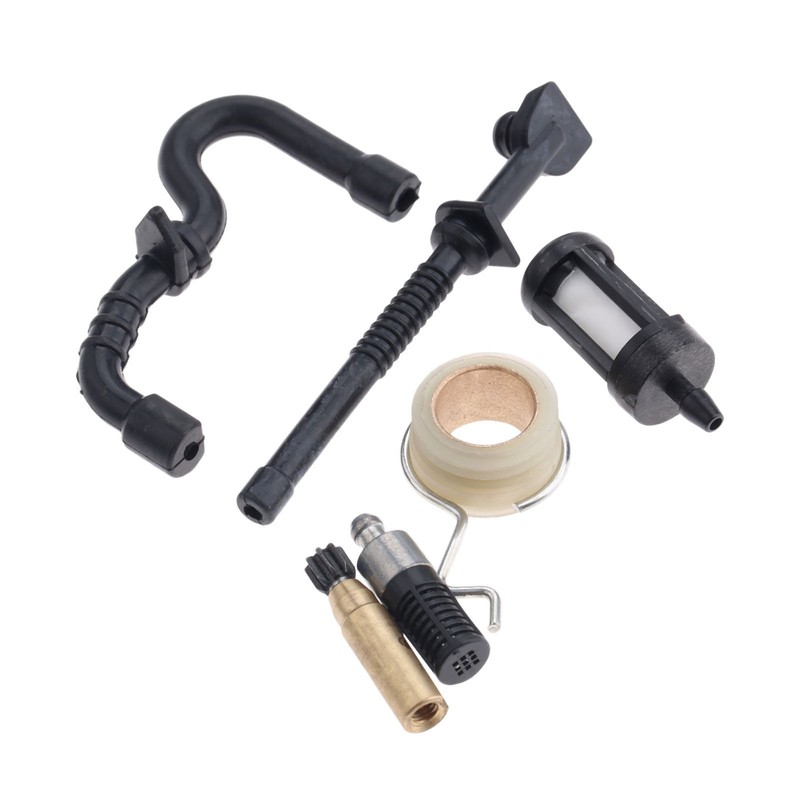 6Pcs Oil Pump Worm Gear Fuel Oil Hose Filter Service