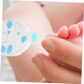 FRCOLOR Electric Nail Trimmer Nail File Pedicure Tool Nail Care Kit Baby Nail Grinding Pads Nail Trimming Tool Baby Nail Polisher Nail Care Tool Manicure Tools Child Mute Plastic