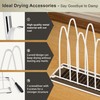 Dunkive 2 Pack Metal Shoe Drying Rack, Shoes, Boot, and