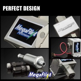 ‎Megaflint (2.5-4 PSI) Low Pressure 12V Electric Fuel Pump Metal Solid  for Petrol & Diesel